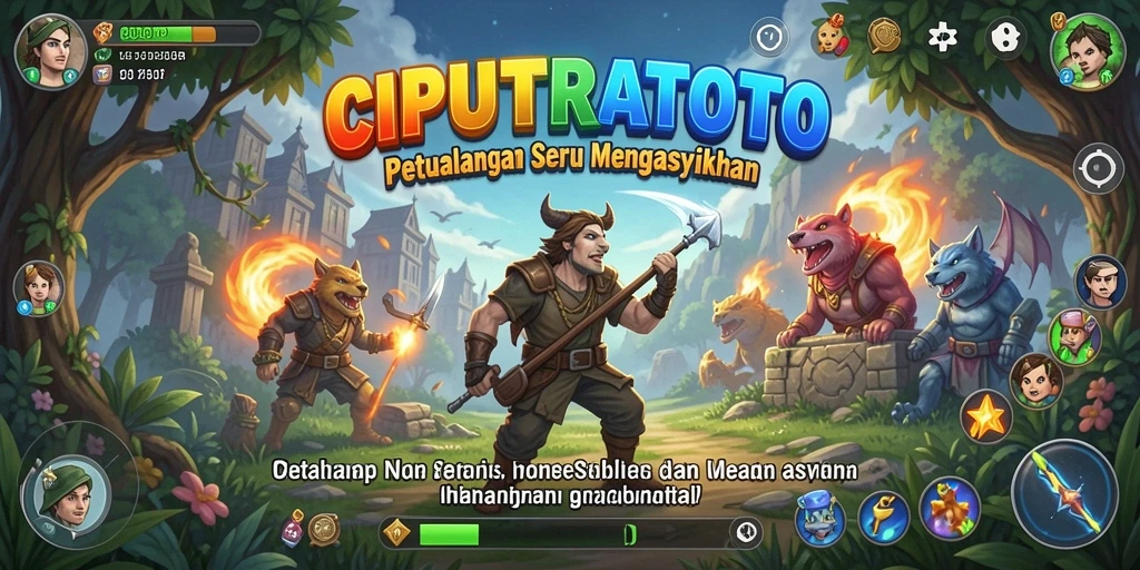 Screenshot gameplay CIPUTRATOTO yang menampilkan petualangan yang seru.