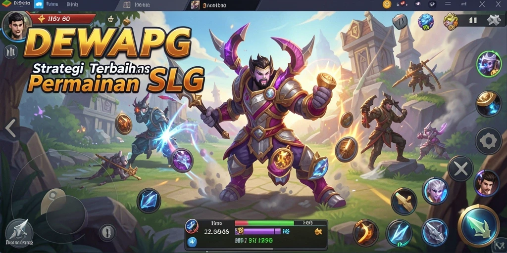 Tampilan gameplay DEWAPG yang dinamis dan strategis.