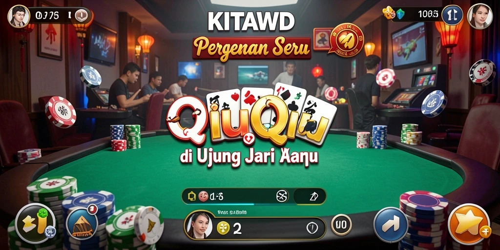Tampilan gameplay seru bermain QiuQiu di KITAWD.