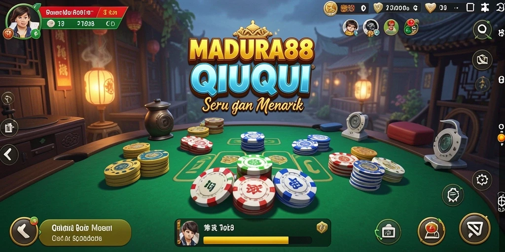 Screenshot gameplay QiuQiu yang menarik dari MADURA88.