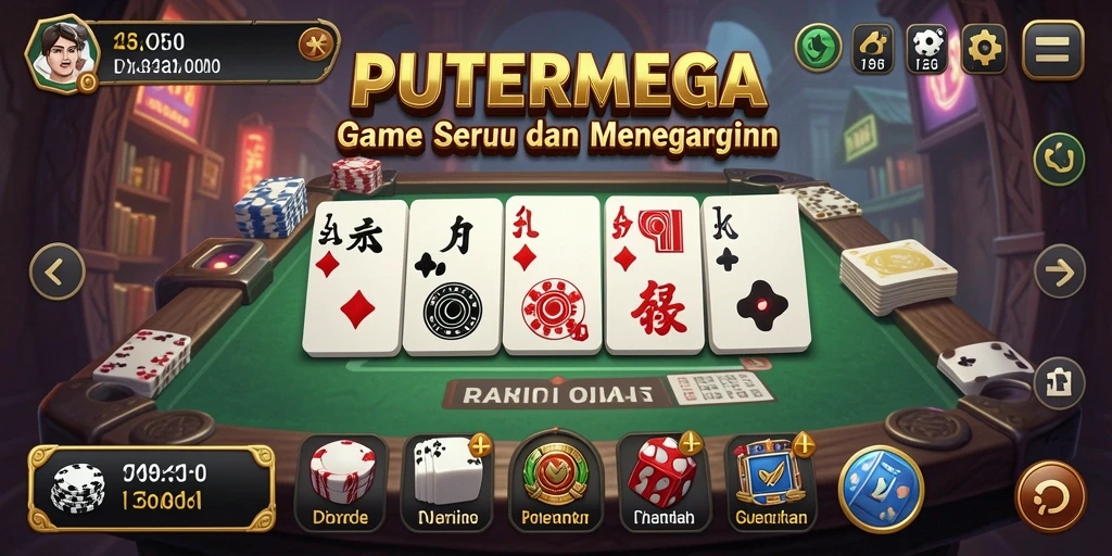 Tampilan gameplay PUTERMEGA yang menarik dan seru.