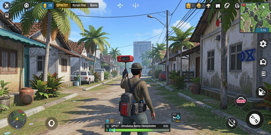 Screenshot gameplay SPIN707 yang menampilkan aksi mendebarkan dalam simulator.