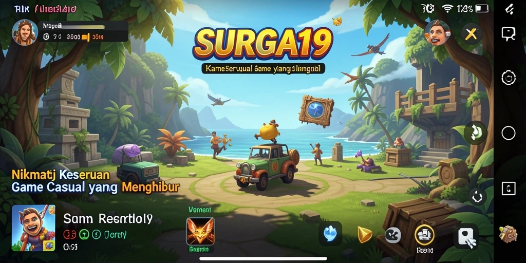 Gameplay SURGA19 yang santai dan menghibur, cocok untuk semua usia.