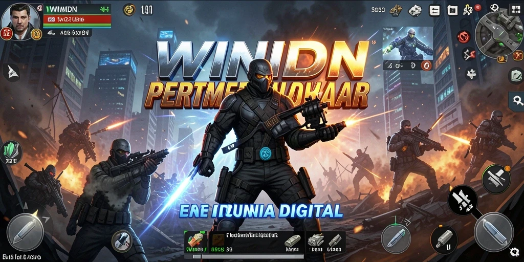 Tangkapan layar gameplay yang menampilkan aksi Battle Royale seru.